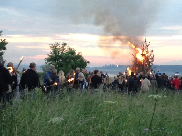 Sankt Hans aften 2013 bål